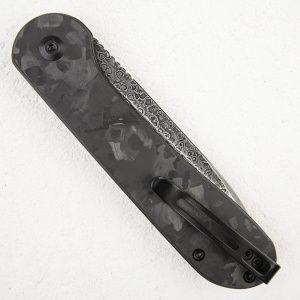 Нож CIVIVI Elementum Button Lock, Damascus, Marble Carbon - складной туристические ножи из стали Нож CIVIVI Elementum Button Lock, Damascus, Marble Carbon - складной туристические ножи из стали